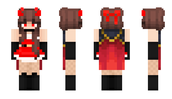 Minecraft skin QueenMesmo