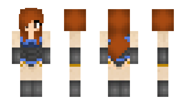 Minecraft skin Kristanna