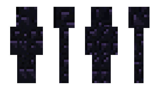 Minecraft skin Obsidian_block