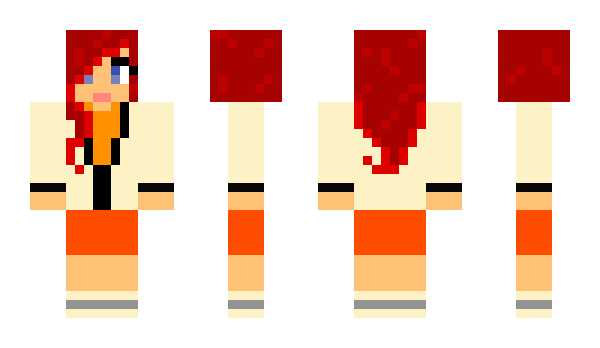 Minecraft skin RedNeko