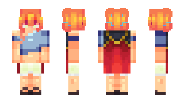 Minecraft скин по нику solmiraa