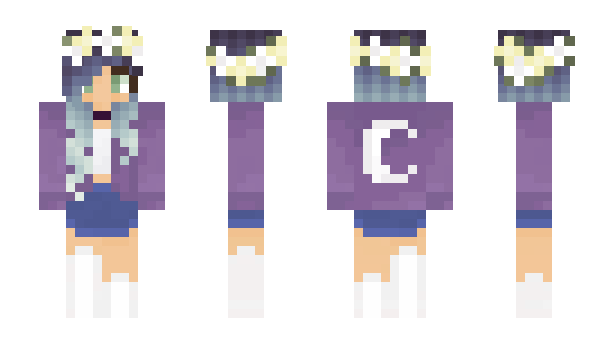 Minecraft skin DawnMysticMoon