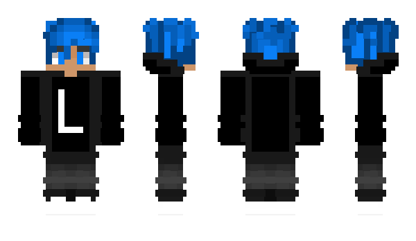 Minecraft skin Bluex