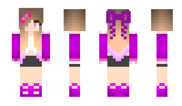 Minecraft skin fighter_girl