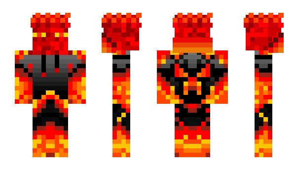 Minecraft skin FIREhero110