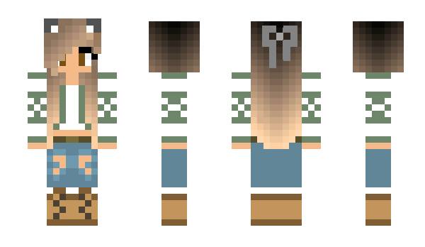 Minecraft skin MissyOmaha