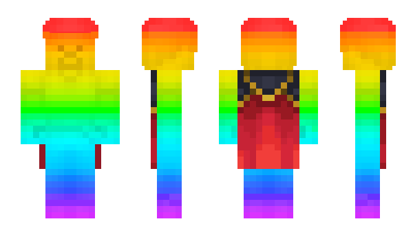 Minecraft скин по нику RainbowSkin