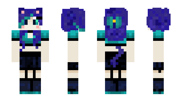 Minecraft skin _clawdia_