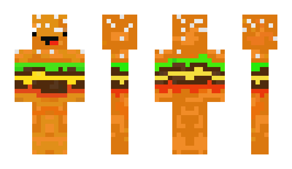 Minecraft skin Hamburger2