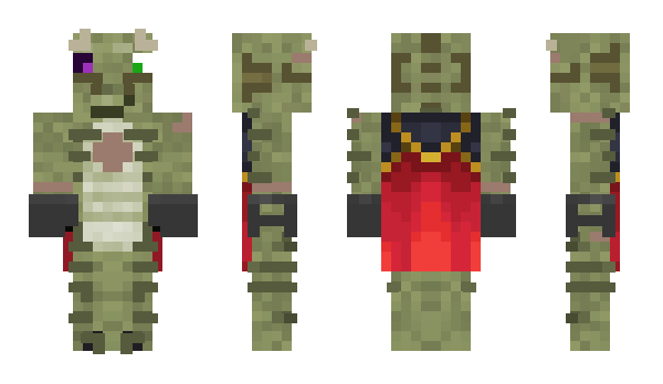 Minecraft skin Lizardenasaur