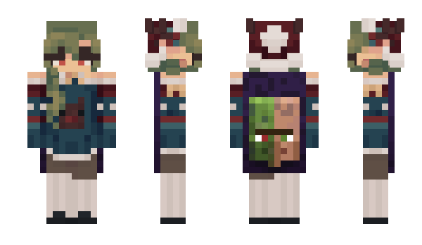 Minecraft skin FriedFlakes