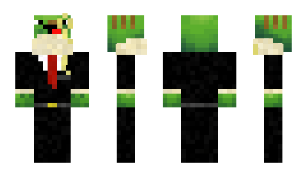 Minecraft skin GentlemanFrog