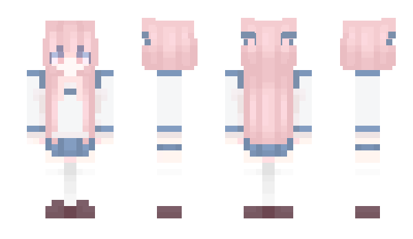 Minecraft skin bluendarry