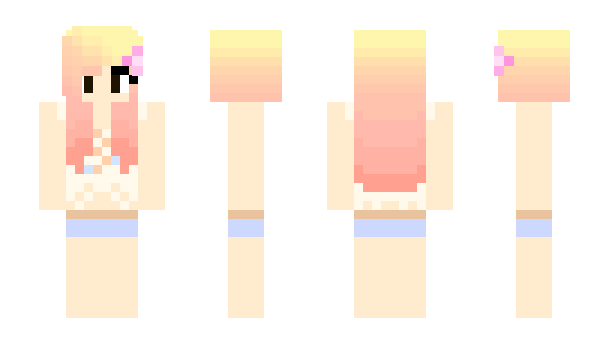 Minecraft skin PrincessPinku