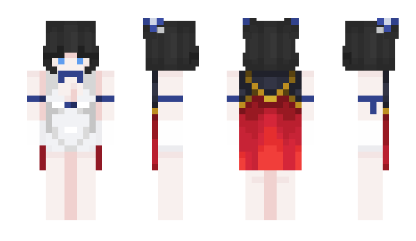 Minecraft skin HestiaGoddess