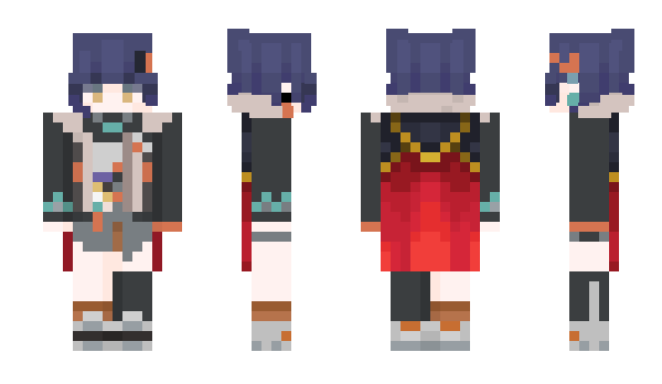 Minecraft скин по нику riayuu