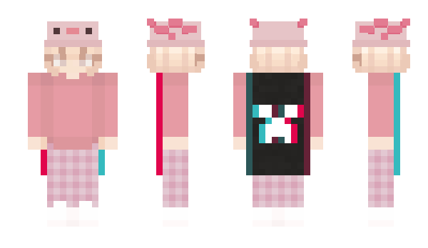 Minecraft skin Pinkro