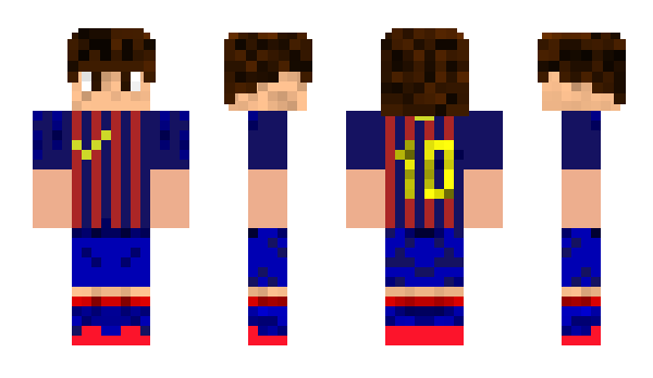 Minecraft skin messi12341234