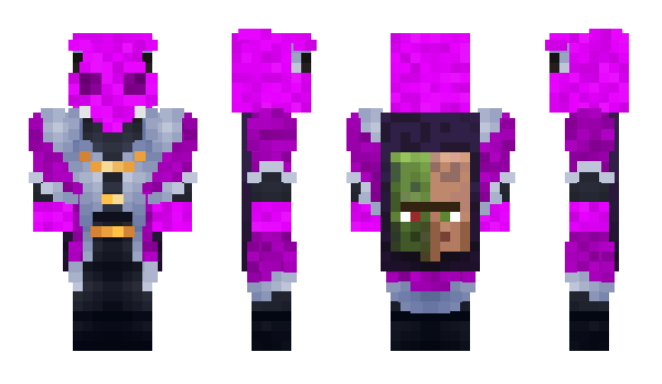 Minecraft скин по нику PinkHippo999