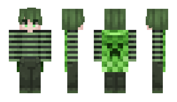 Minecraft skin Froggie