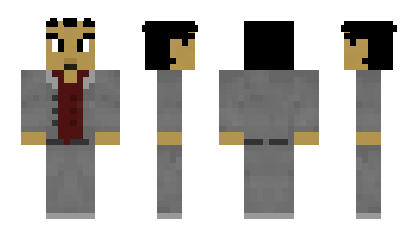 Minecraft skin KazumaKiryu