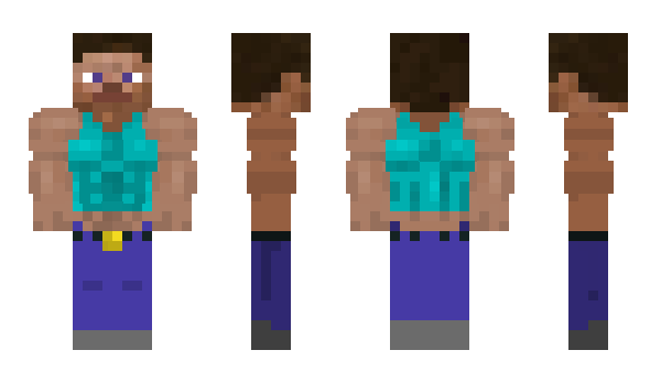 Minecraft skin Malahit