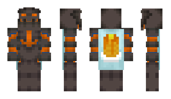 Minecraft skin LavaH0und