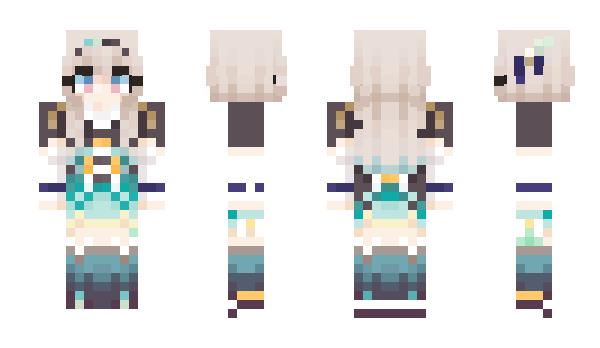 Minecraft скин по нику ZeroTwoki