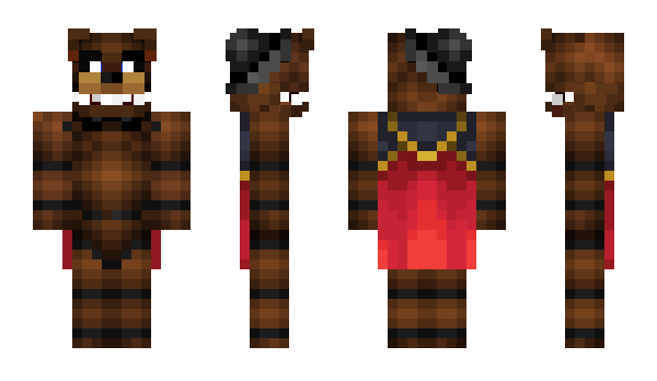 Minecraft скін по ніку FrebbyFaxbear