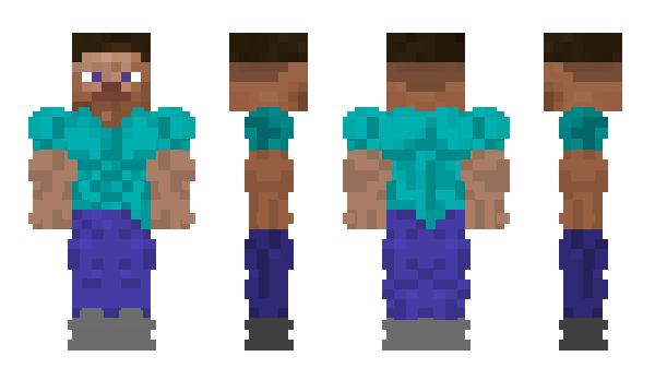Minecraft skin Bluecape