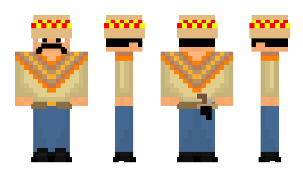 Minecraft скін по ніку SadamHitler