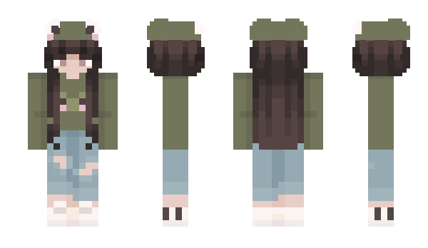Minecraft скин по нику milkymatcha