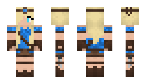 Minecraft skin Blue_Storm