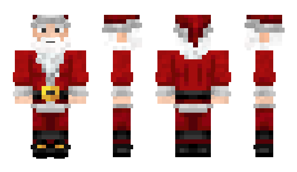 Minecraft скін по ніку Santa27