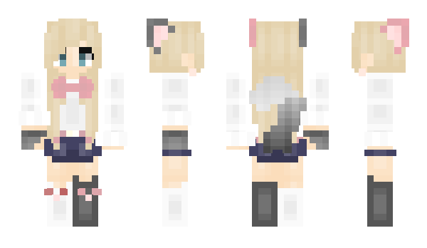 Minecraft skin Vixi