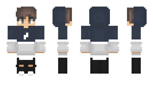 Minecraft skin HalbRusse