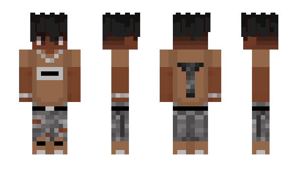 Minecraft skin blacknile