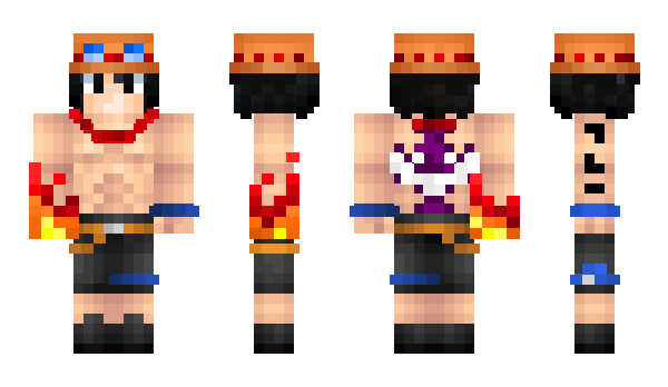 Minecraft skin PortgasDLuke