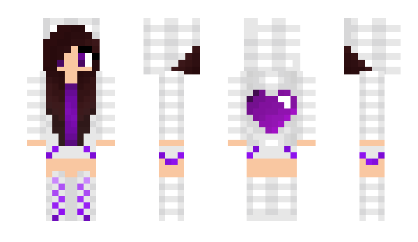 Minecraft skin Purple7girl7