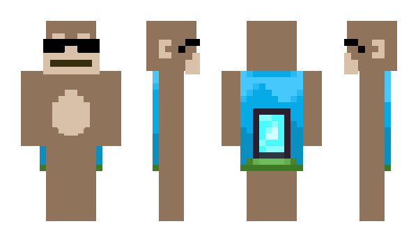 Minecraft скин по нику monkeyLB