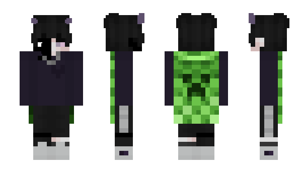 Minecraft skin m0n373r