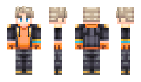 Minecraft skin oragne