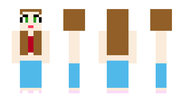 Minecraft skin Polinka