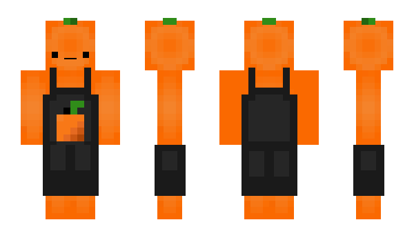 Minecraft skin OrangeFo