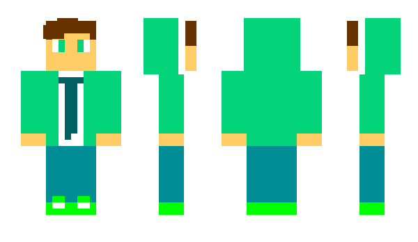 Minecraft skin CrazyCreeper16