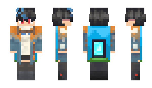 Minecraft skin UN1KA