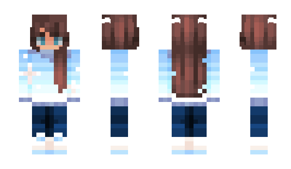 Minecraft skin WinterSkyo