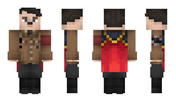 Minecraft skin GoldenTNTCreeper