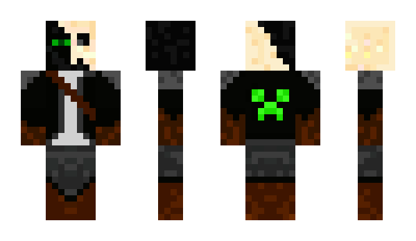 Minecraft skin BlackChado