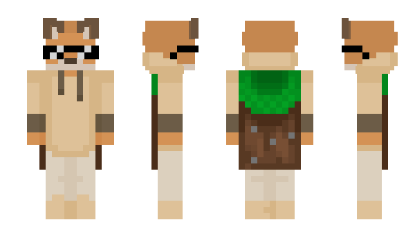 Minecraft skin SerebryaniyVolk